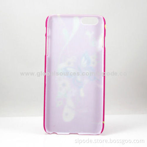 Customized hard PC cases for iPhone 6 with rubber coating